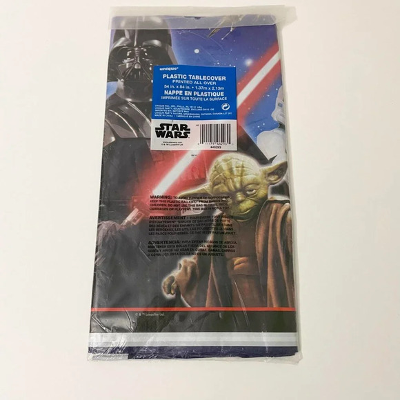 Star Wars Plastic Table Cover Lucasfilm Birthday Party Decoration - Picture 4 of 11